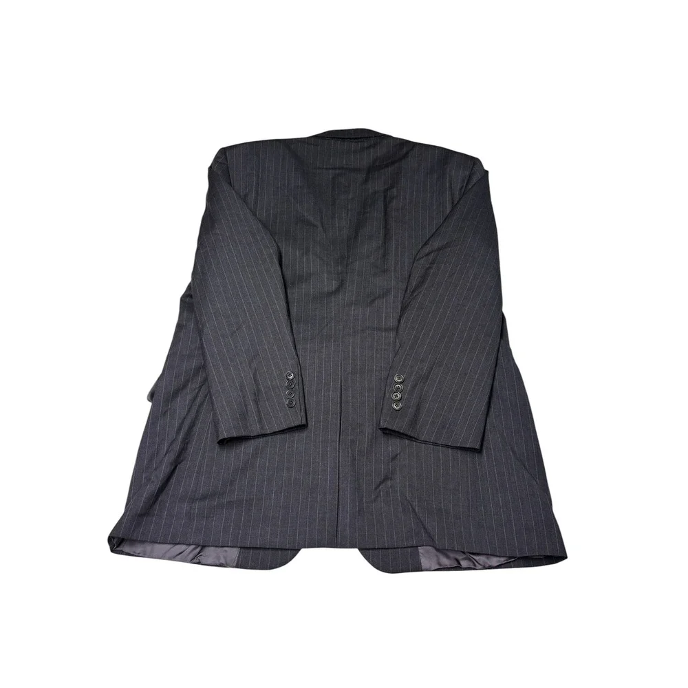 Brooks Brothers 1818 Madison Suit 44R W39‎ L27 Mens Pinstripe Estrato Wool USA